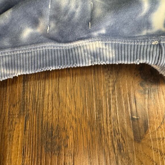 American Eagle crop tie dye Oversized Sweatshirt MEDIUM soft stretchy pullover - Picture 7 of 9